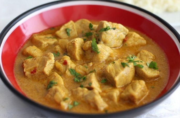 lomo de cerdo al curry