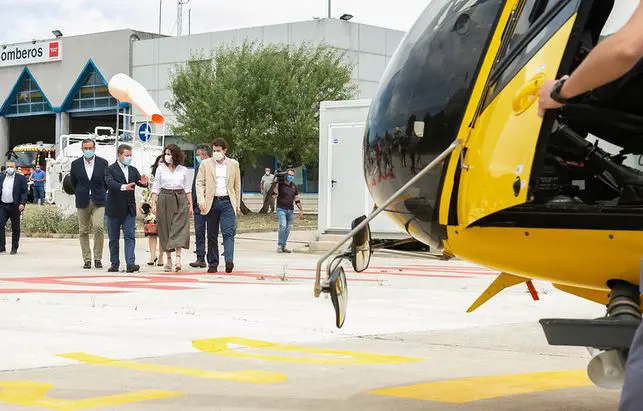 Acuerdan una zona de actuación conjunta contra incendios entre Castilla-La Mancha, Madrid y Castilla y León 1 Garcia Page Manueco Martin Valdeiglesias Madrid EDIIMA20200626 0758 19