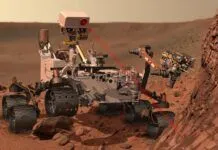 Curiosity at Work on Mars Artists Concept