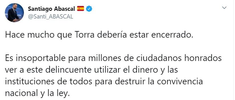 Twit abascal torra