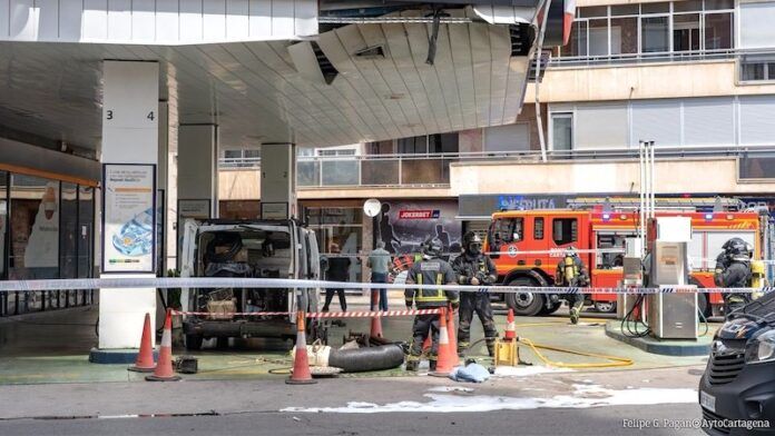 explosion gasolinera cartagena