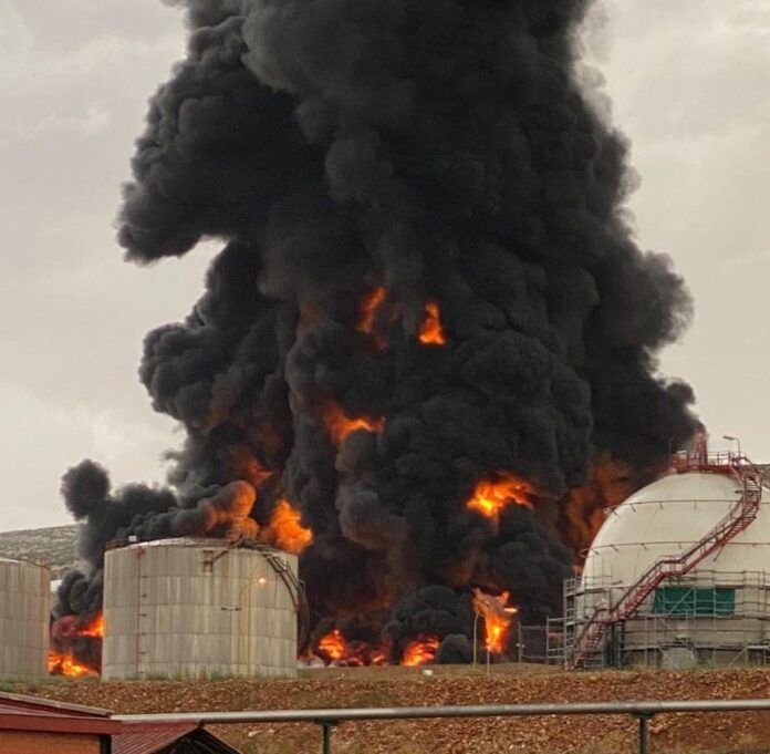 incendio repsol puertollano 2