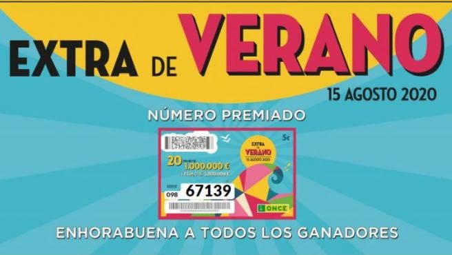 numero premiado del extra de verano