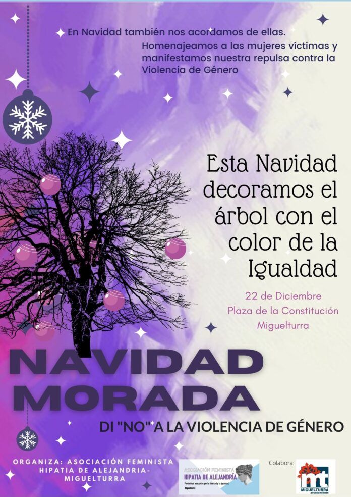 POSTER 1 NAVIDAD MORADA