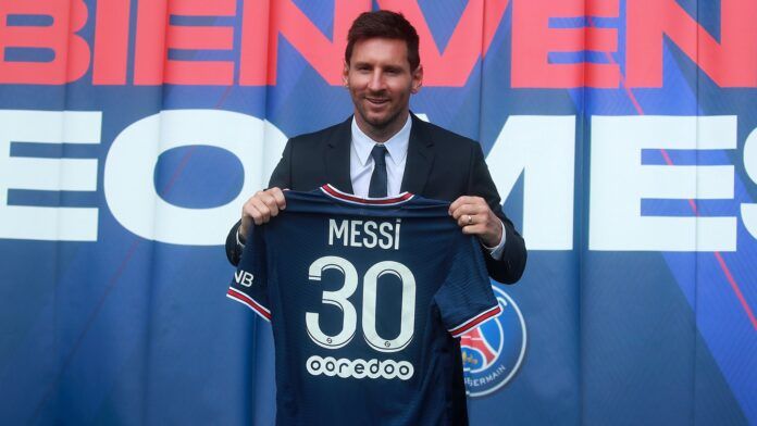 cdp psg messi 30 pelouse