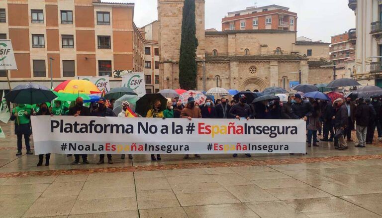 manifestacion policias y guardia civil