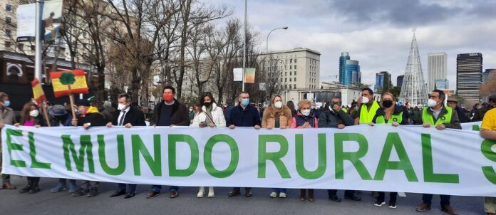 AFAMMER en la Manifestacion en defensa del medio rural