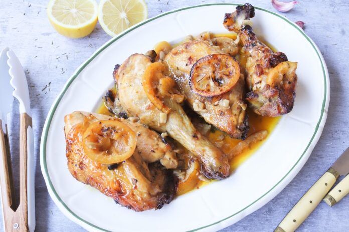 pollo al limon al horno