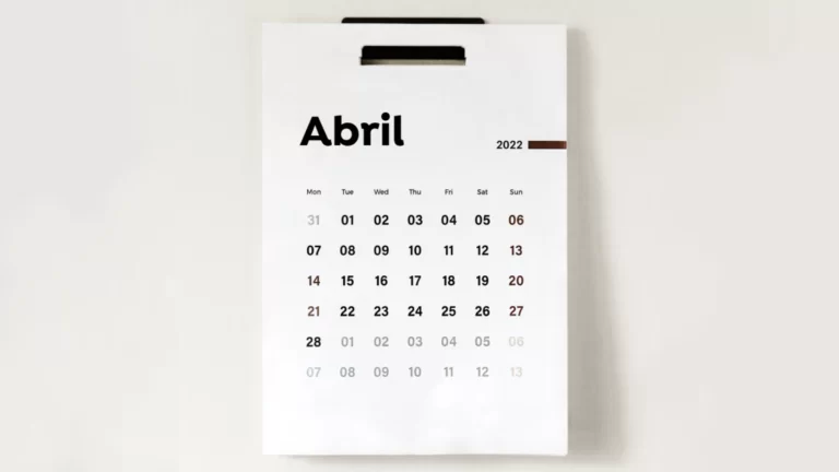 calendario laboral abril 2022