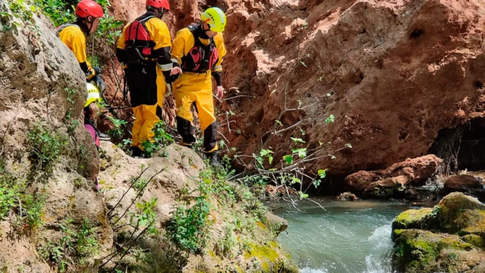 miembros grupo rescate altura gera consorcio bomberos valencia