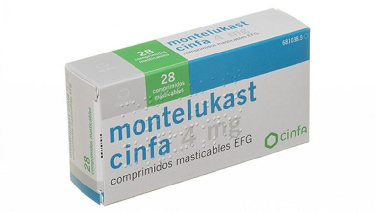 montelukast cinfa 4 mg comprimidos