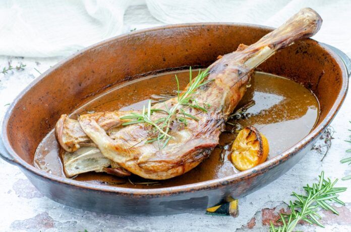 paletilla de cordero al horno a las finas hierbas