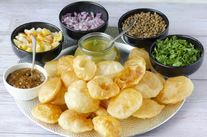 panipuri o pan frito indio