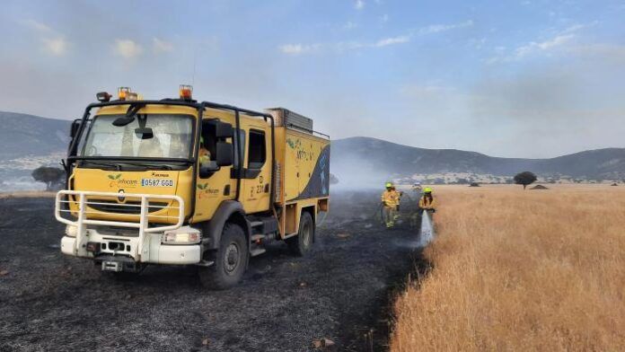 bomberos ifocam camion incendio campo clm