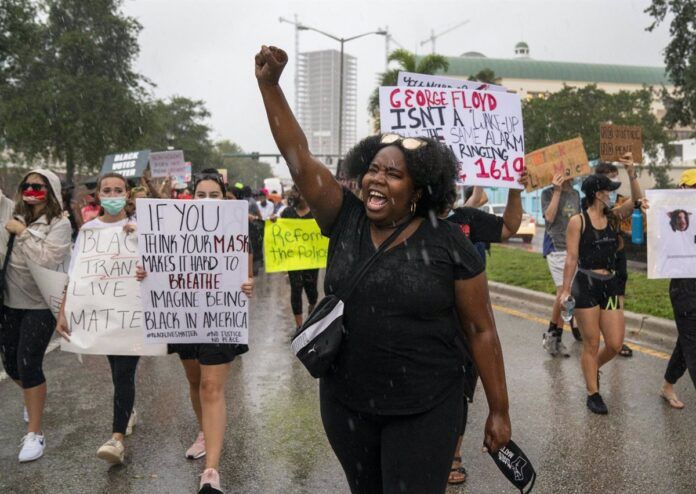 manifestantes eeuu usa