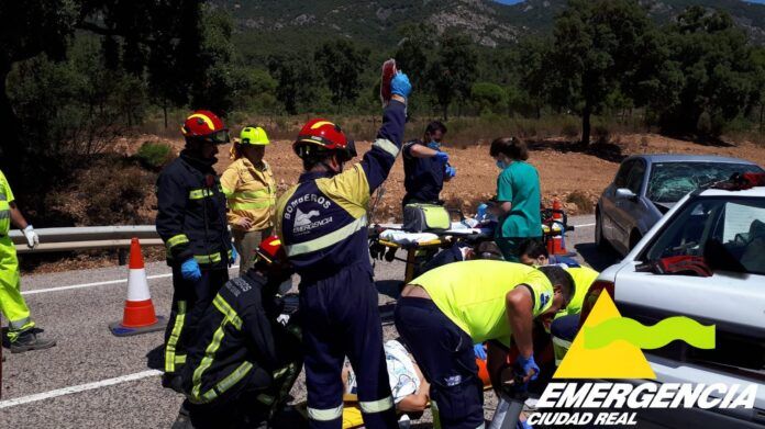 accidente n420 bomberos puertollano