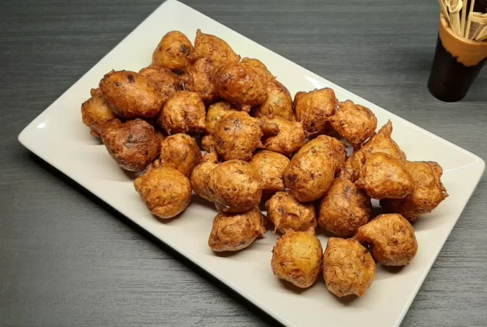 bunuelos de bacalao fritos