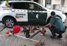 Guardia civil detenidos robos