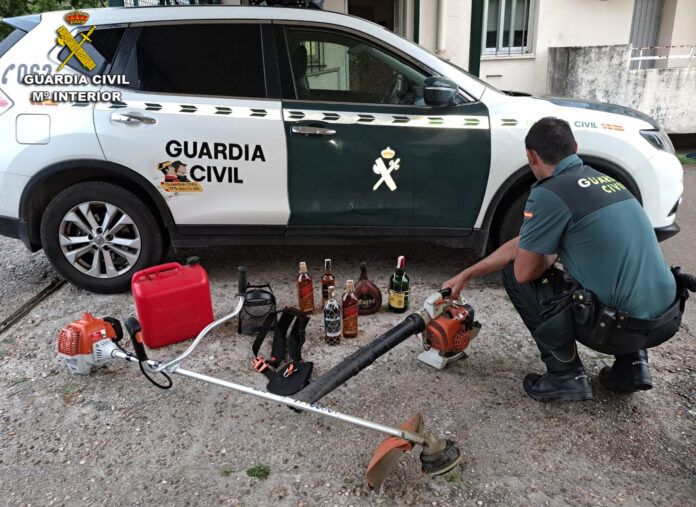 Guardia civil detenidos robos