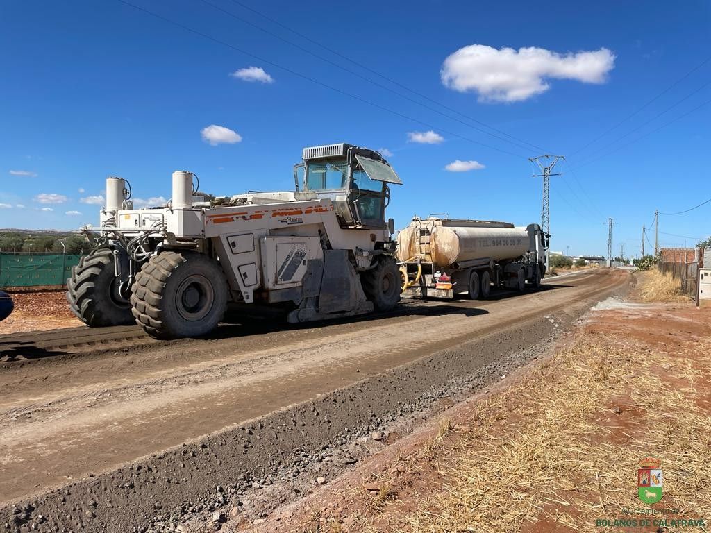 Estabilizacion del suelo de la via del Cordel de Cabeza Gorda. Bolanos de Cva. 2022 2