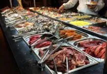 comida buffet libre cena