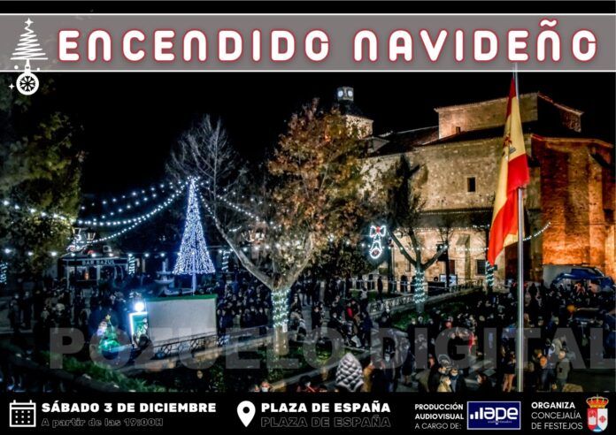 Cartel Encendido Navideno Pozuelo de Calatrava