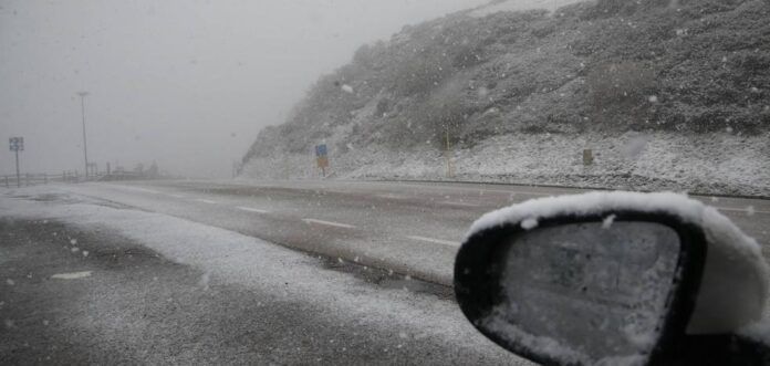 nieve frio carretera hielo