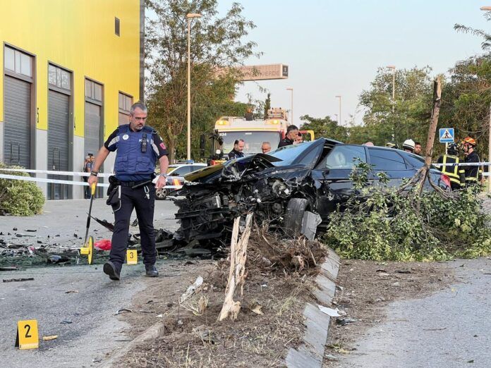 madrid accidente