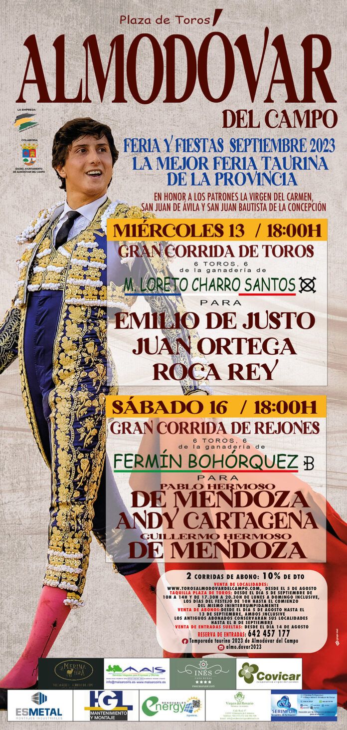 Cartel FERIA TAURINA 2023