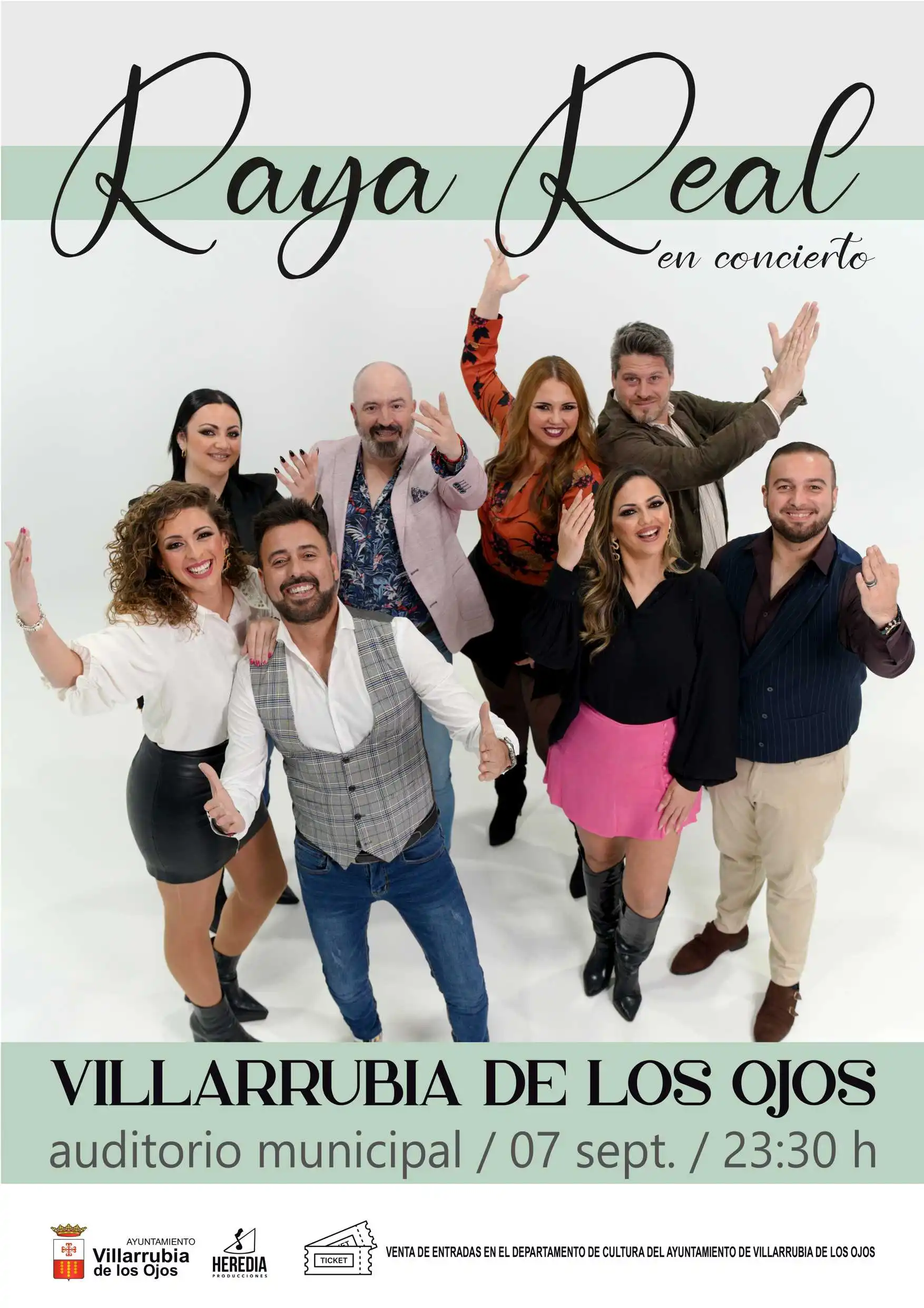 CLM: Las Fiestas de Villarrubia de los Ojos 2023 prometen brillar con India Martínez, David Bustamante y Raya Real 2 Cartel Raya Real
