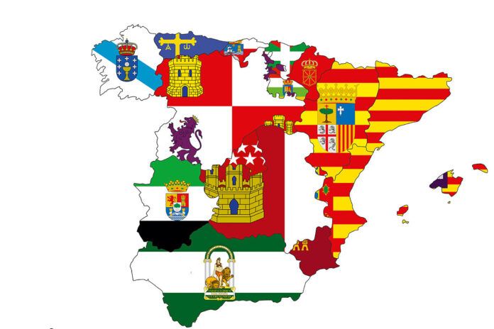 mapa espana autonomias comunidades