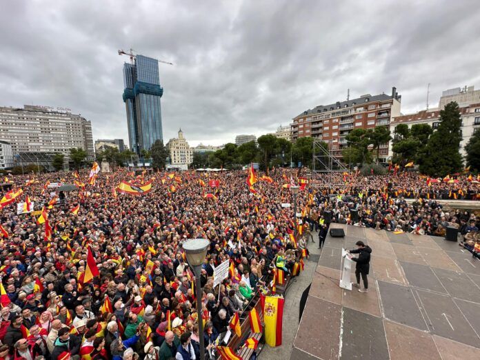 vox manifestacion madrid colon