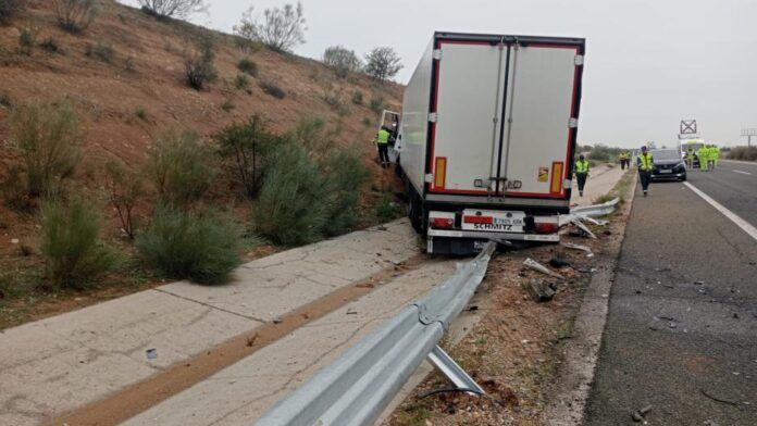 accidente camion r2