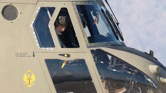 felipe vi helicoptero