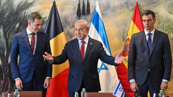 pedro sanchez benjamin netanyahu israel 1