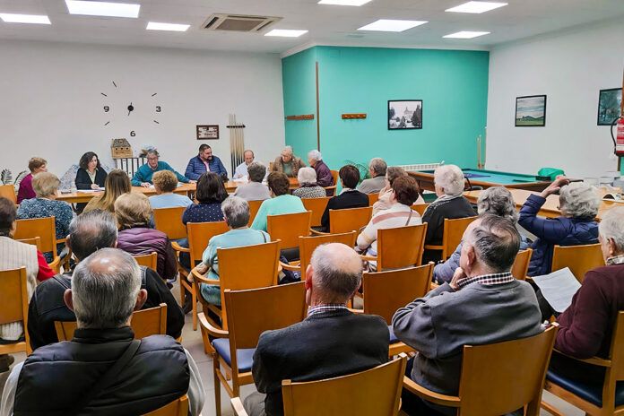 Un momento de la cita asamblearia celebrada ayer