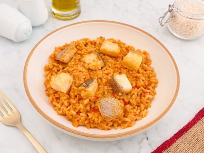 arroz con bacalao casero