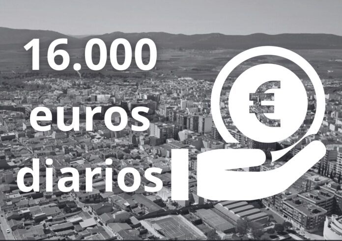 16.000 euros diarios