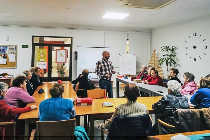 Un momento de la charla