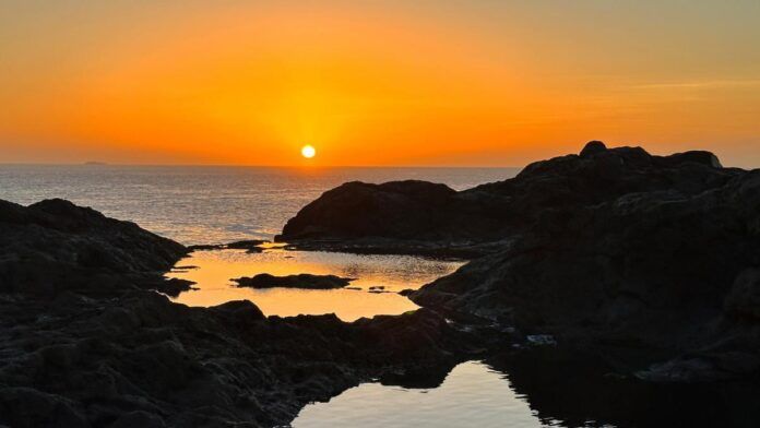 costa sol atardecer amanecer canarias playa