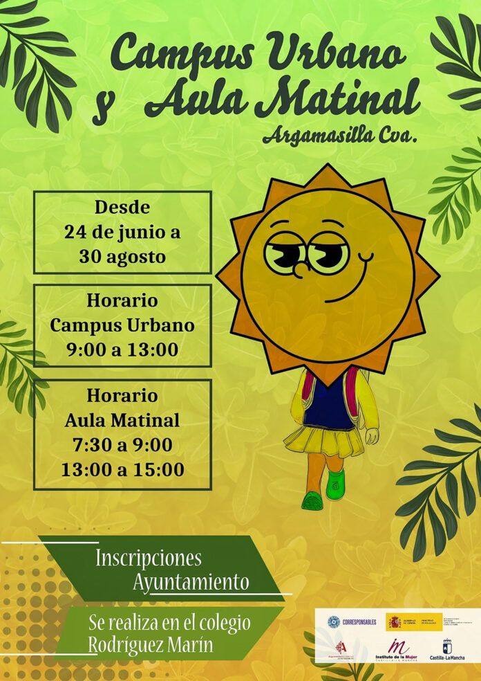 Cartel de la actividad para este proximo verano