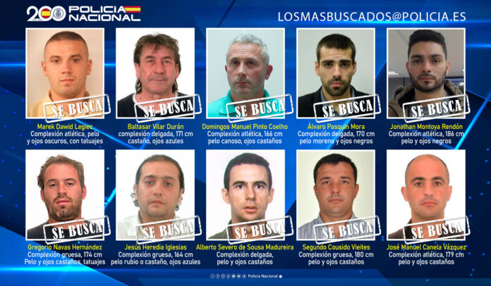 Fugitivos Los 10 mas buscados