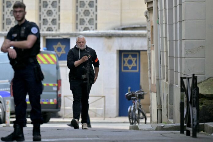 policia francia sinagoga antisemitismo