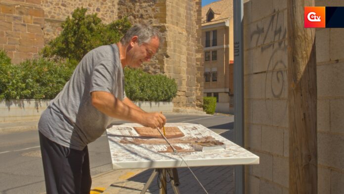 Emiliano Vozmediano pintando 6.1.4