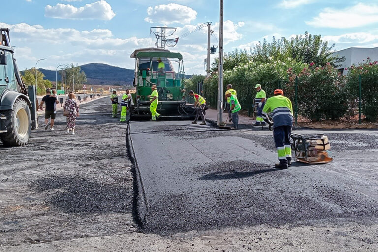 asfaltado Carretera de Cabezarrubias