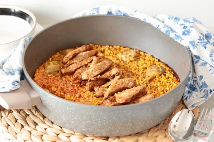 arroz con secreto iberico