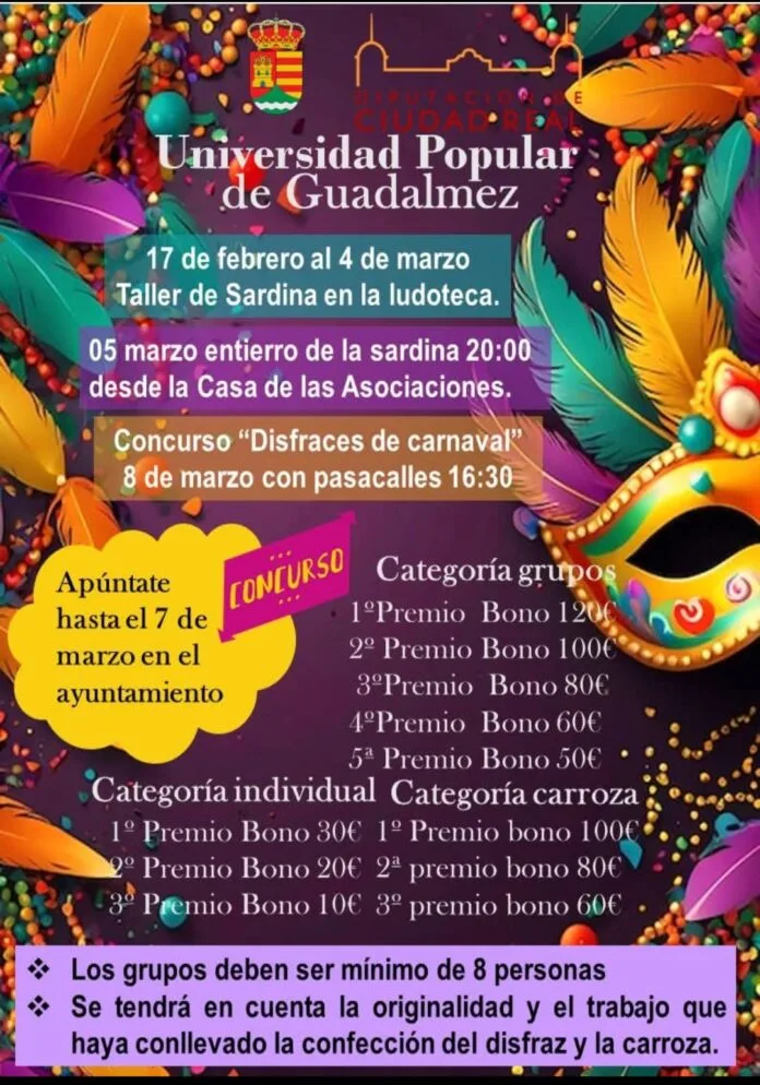 Actividades Carnaval Guadalmez