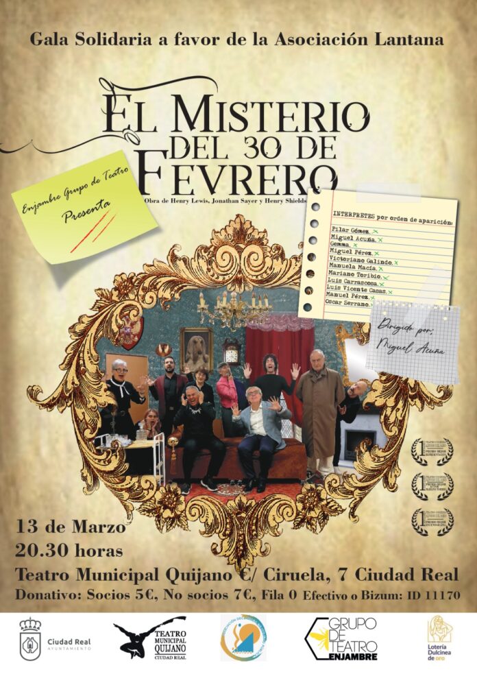 Cartel El Misterio 30 fevrero