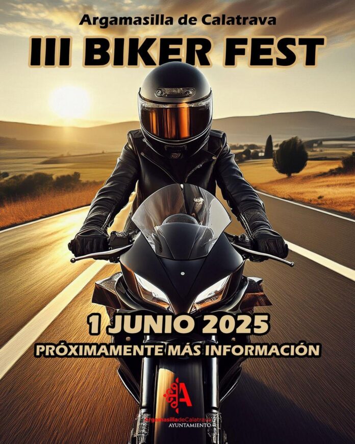 Cartel que avanza la edición 2025 de la Biker Fest rabanera