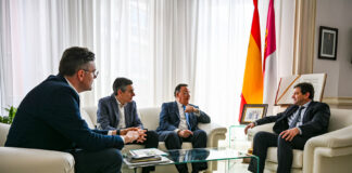 Valverde abre canales de colaboración con ZINCAMAN para reforzar el desarrollo industrial en Ciudad Real DIPU reunión